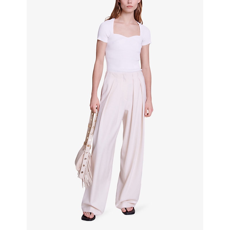 Moka Sweetheart Neck Sweater